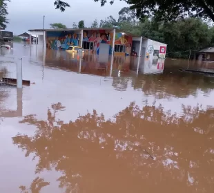 Catástrofe no Rio Grande do Sul em maio de 2024.