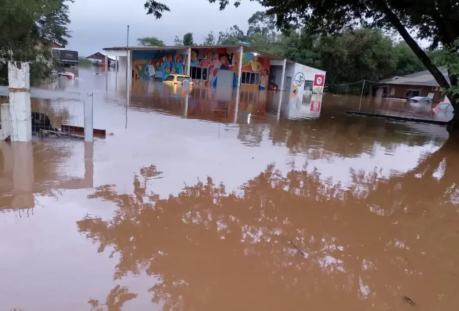 Catástrofe no Rio Grande do Sul em maio de 2024.